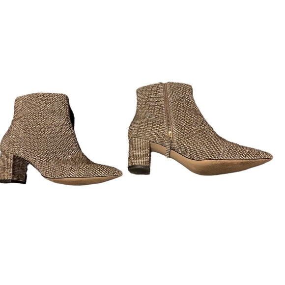 Kurt Geiger -- London golden encrusted ankle boots - Picture 5 of 6